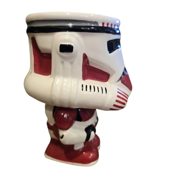 Stormtrooper Star Wars Red Shock Trupper Goblet Ceramic Geeki Tiki Series - Picture 5 of 8